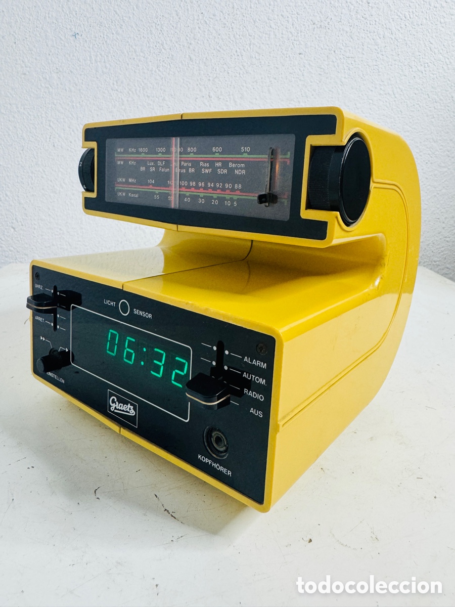 Vintage: Graetz Form 100 Radio Space Age Design 1970s