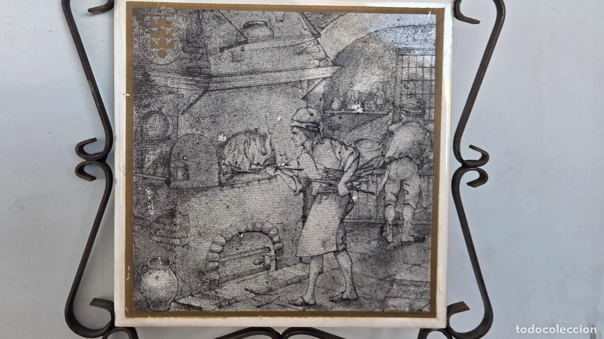 Vintage: azulejo rustico con hierro - Foto 3