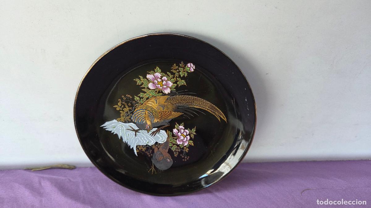 Vintage: plato de porcelana oriental
