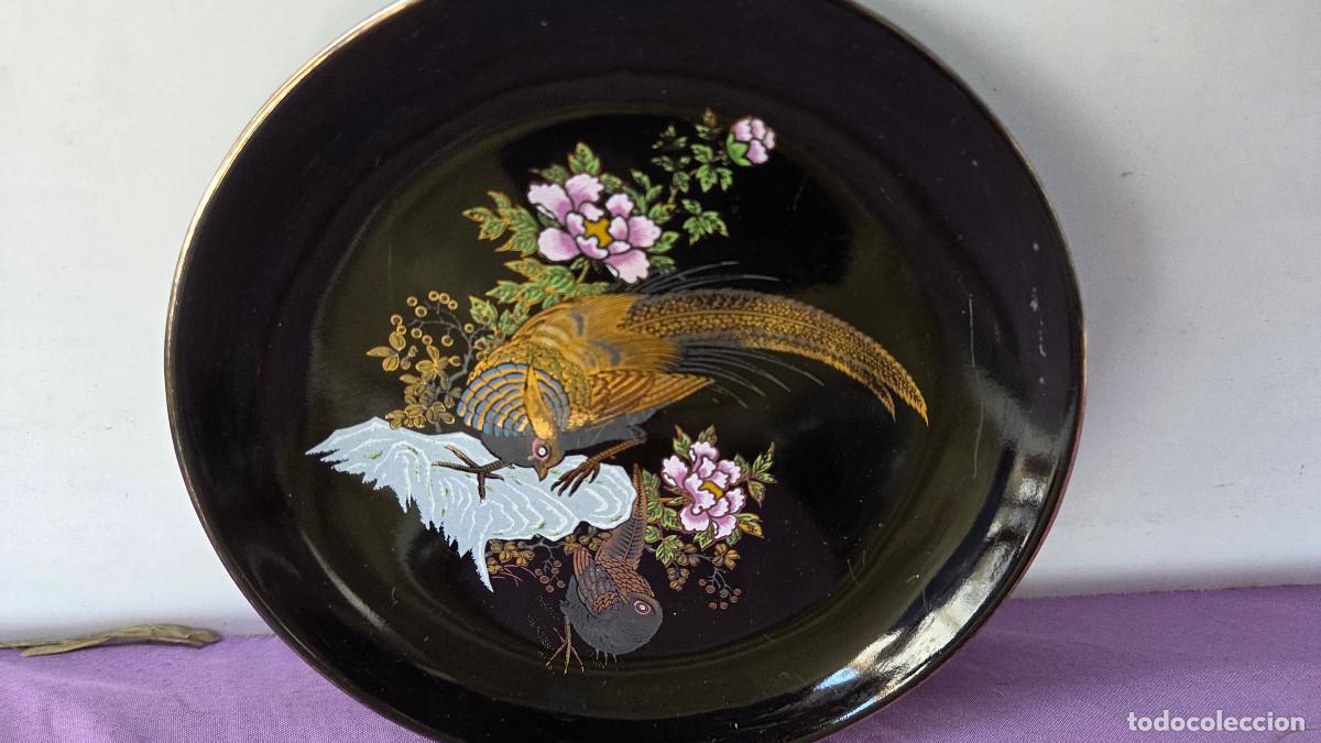 Vintage: plato de porcelana oriental - Foto 2
