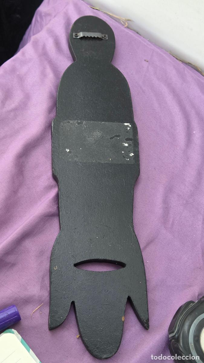 Vintage: mascara africana de madera - Foto 4