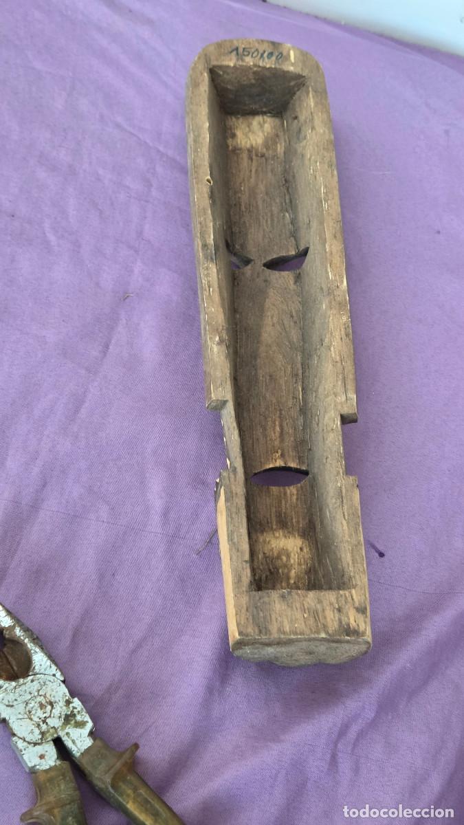 Vintage: mascara africana de madera - Foto 5
