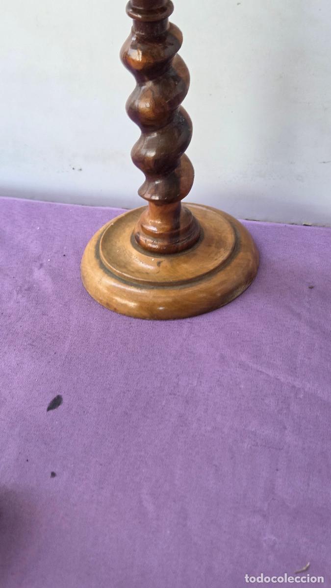 Vintage: lampara velon madera torneada - Foto 3