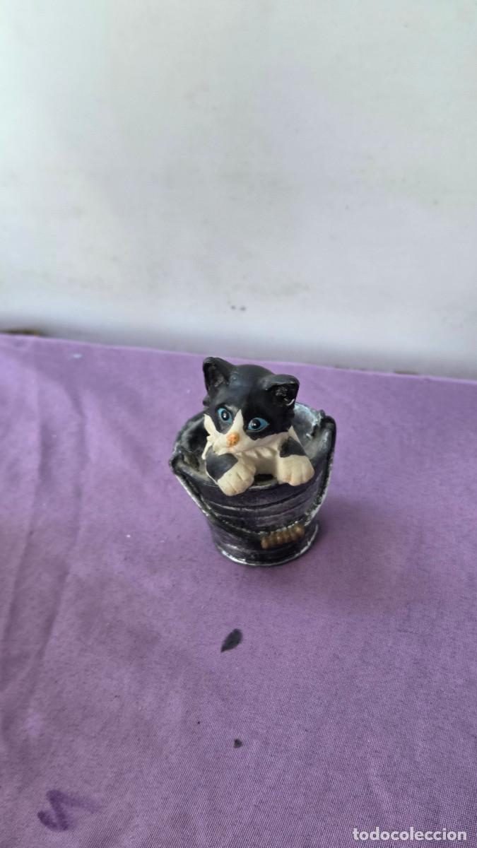 Vintage: figura gato coleccionable