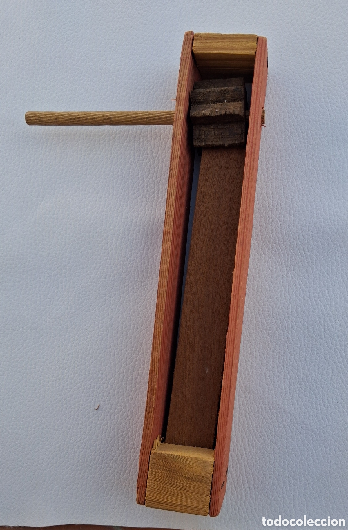 Vintage: Matraca carraca de madera