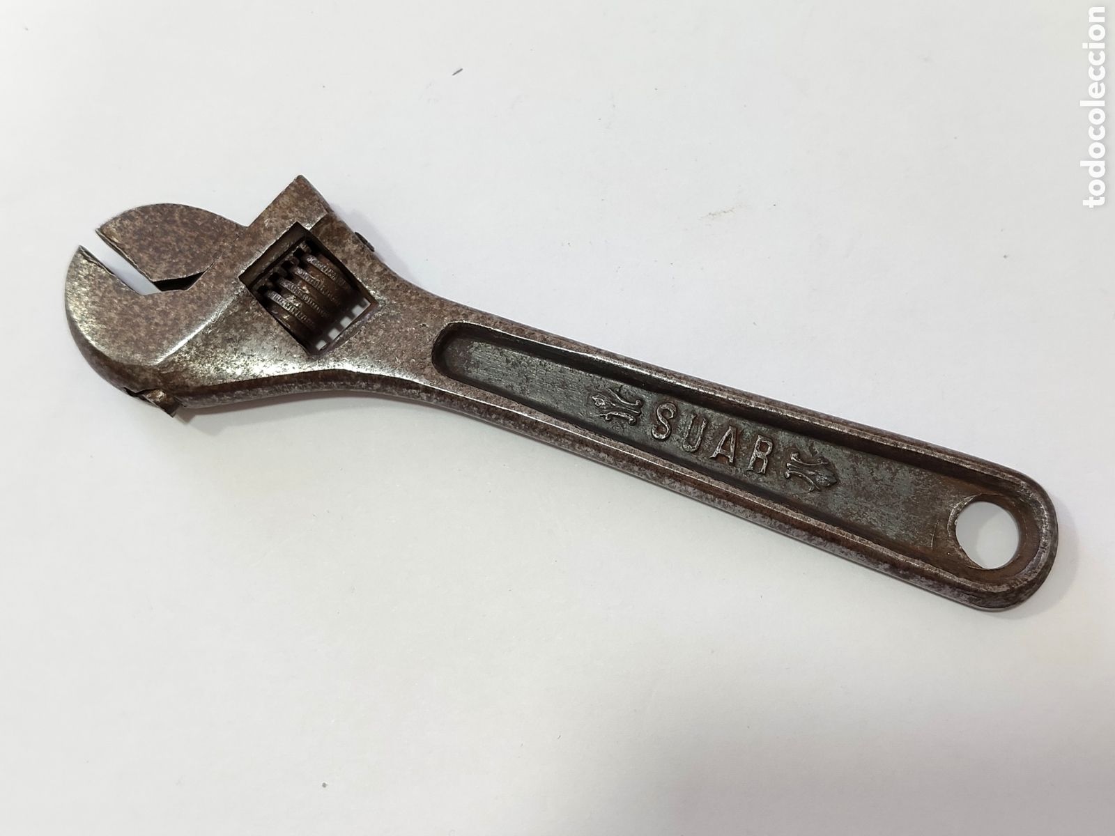 Vintage: TODO UN CLASICO LLAVE INGLESA AJUSTABLE SUAR 3/8 X 6 (NECESITA ALGO DE LIMPIEZA)