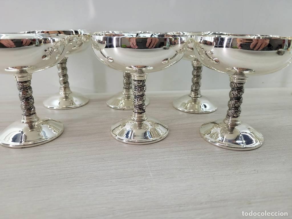 Vintage: 6 COPAS VINTAGE DE CAVA - Foto 6