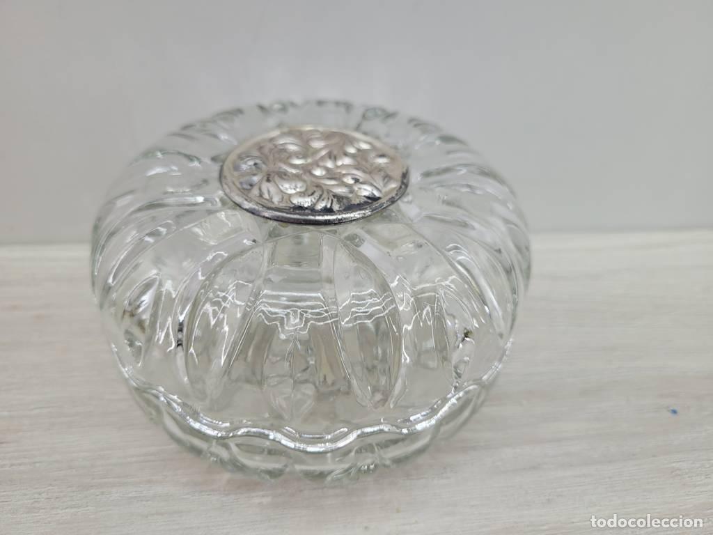 Vintage: ANTIGUA BOMBONERA DE CRISTAL - Foto 2