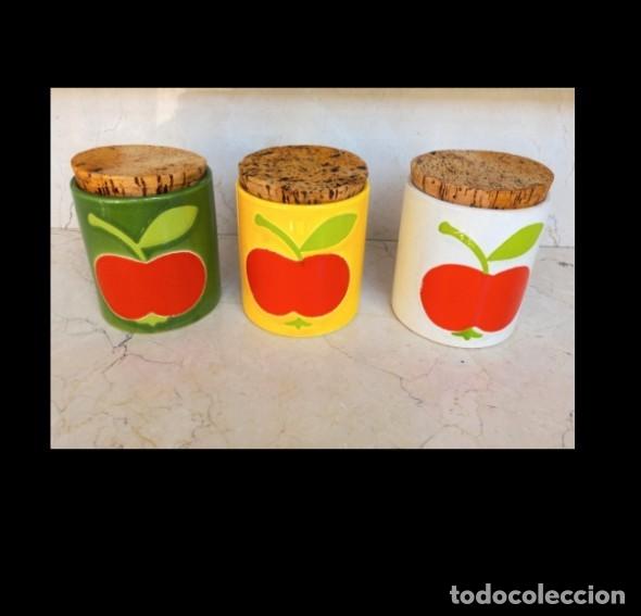 Vintage: 3 tarros Waechtersbach 70's