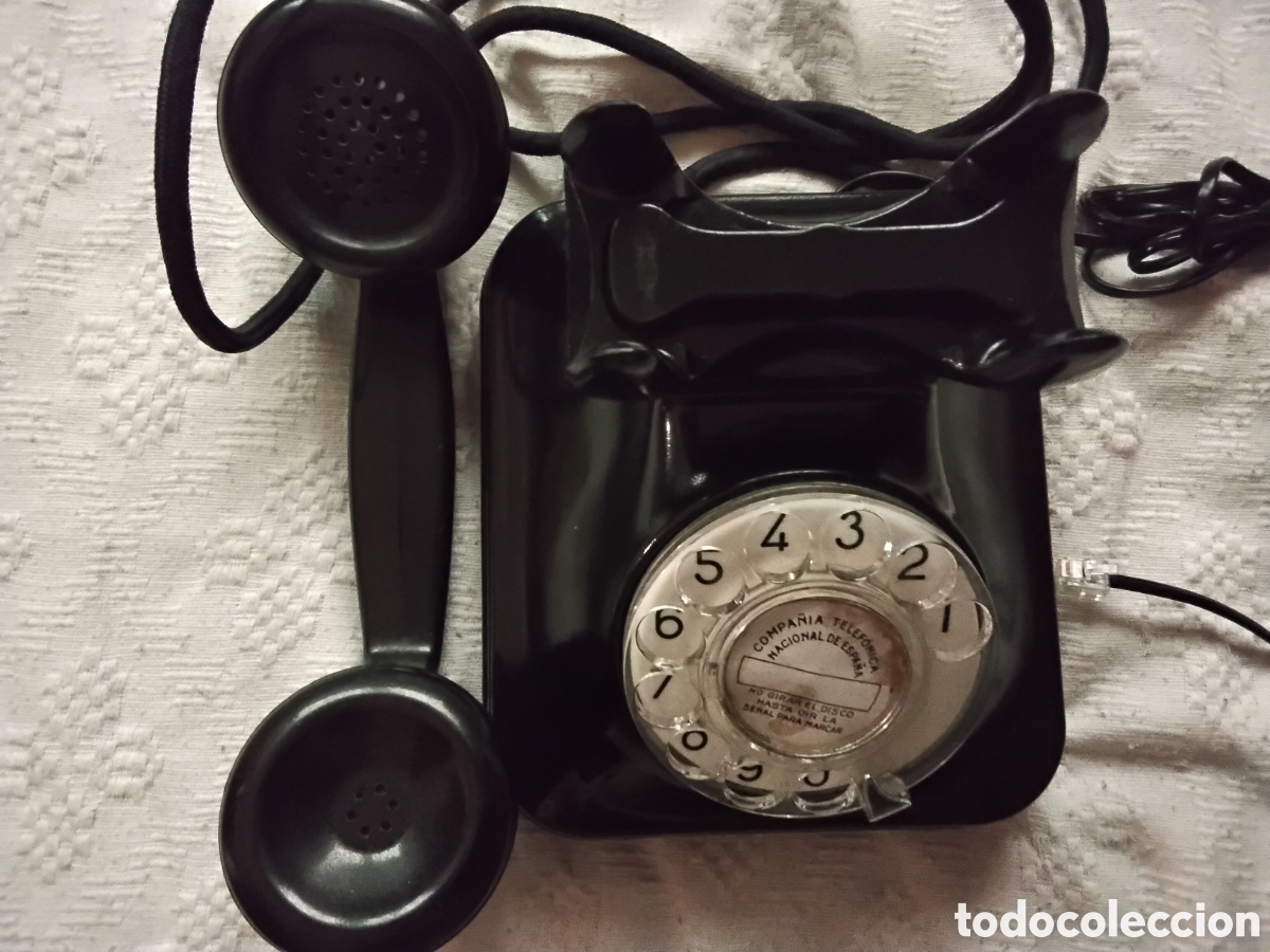 Vintage: TELEFONO BAQUELITA FUNCIONANDO - Foto 3