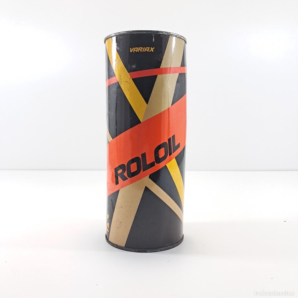 Vintage: Latta d&rsquo;olio ROLOIL VARIAX SAE 140 da collezione