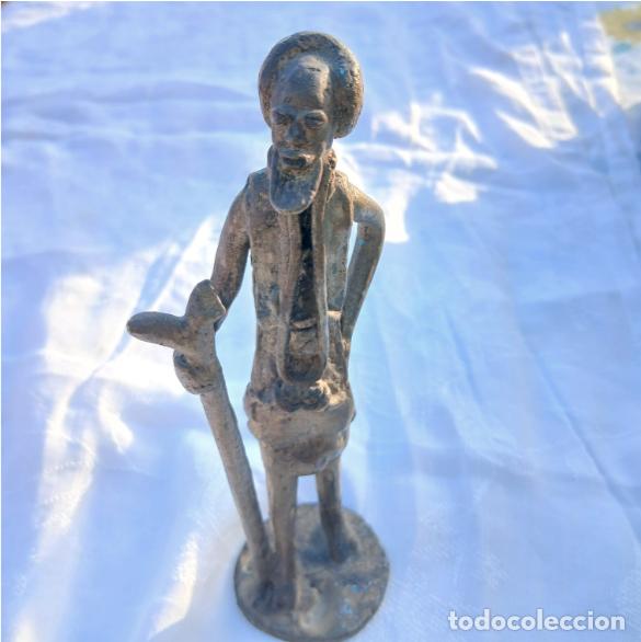 Vintage: Figura de bronce africana