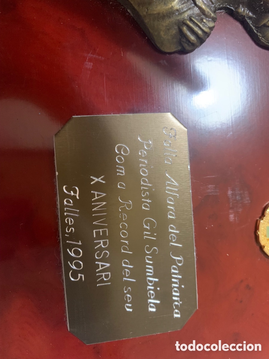 Vintage: Placa Falla Alfara del Patriarca 1995 - Foto 3