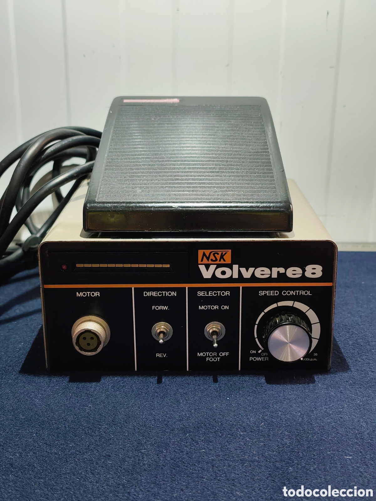 Vintage: Consola Control Micromotor Dental/Joyer&iacute;a NSK Volvere 8 + Pedal (Modelo NCL-35MH-T)