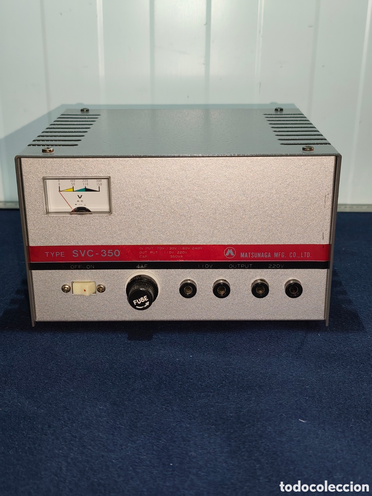 Vintage: Estabilizador / Transformador de Tensi&oacute;n Matsunaga SVC-350 (Made in Japan)