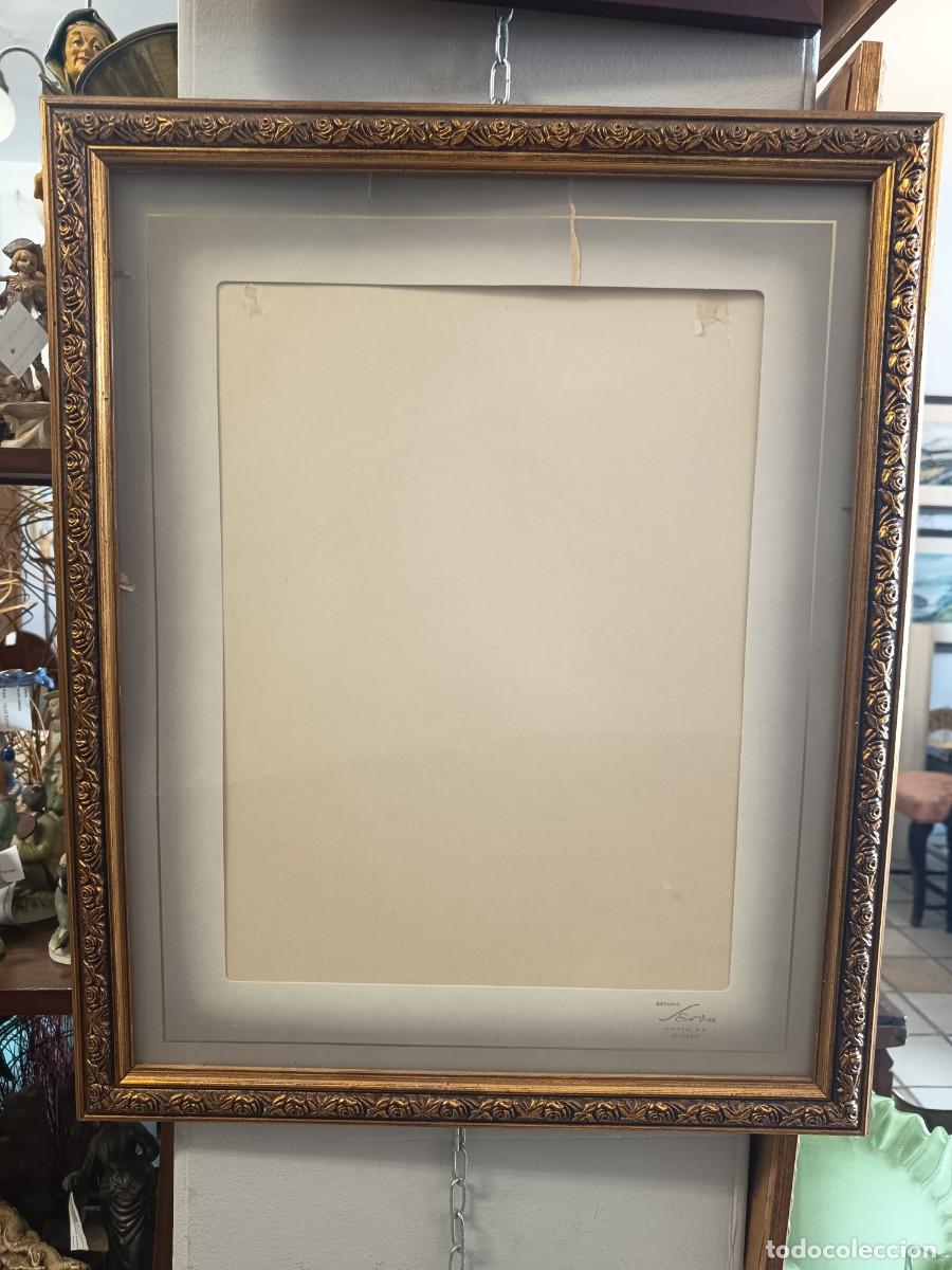Vintage: Marco dorado madera 56x46 cm