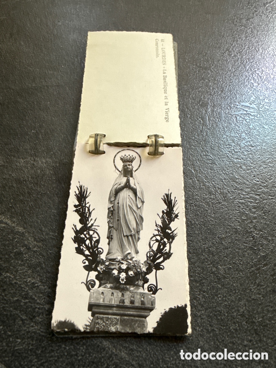 Vintage: Mini Librito fotos Virgen de Lourdes