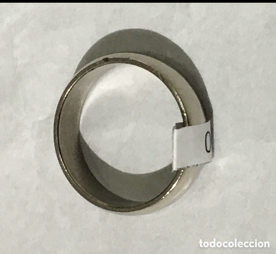 Vintage: Anillo. Alpaca. A&ntilde;os 70.