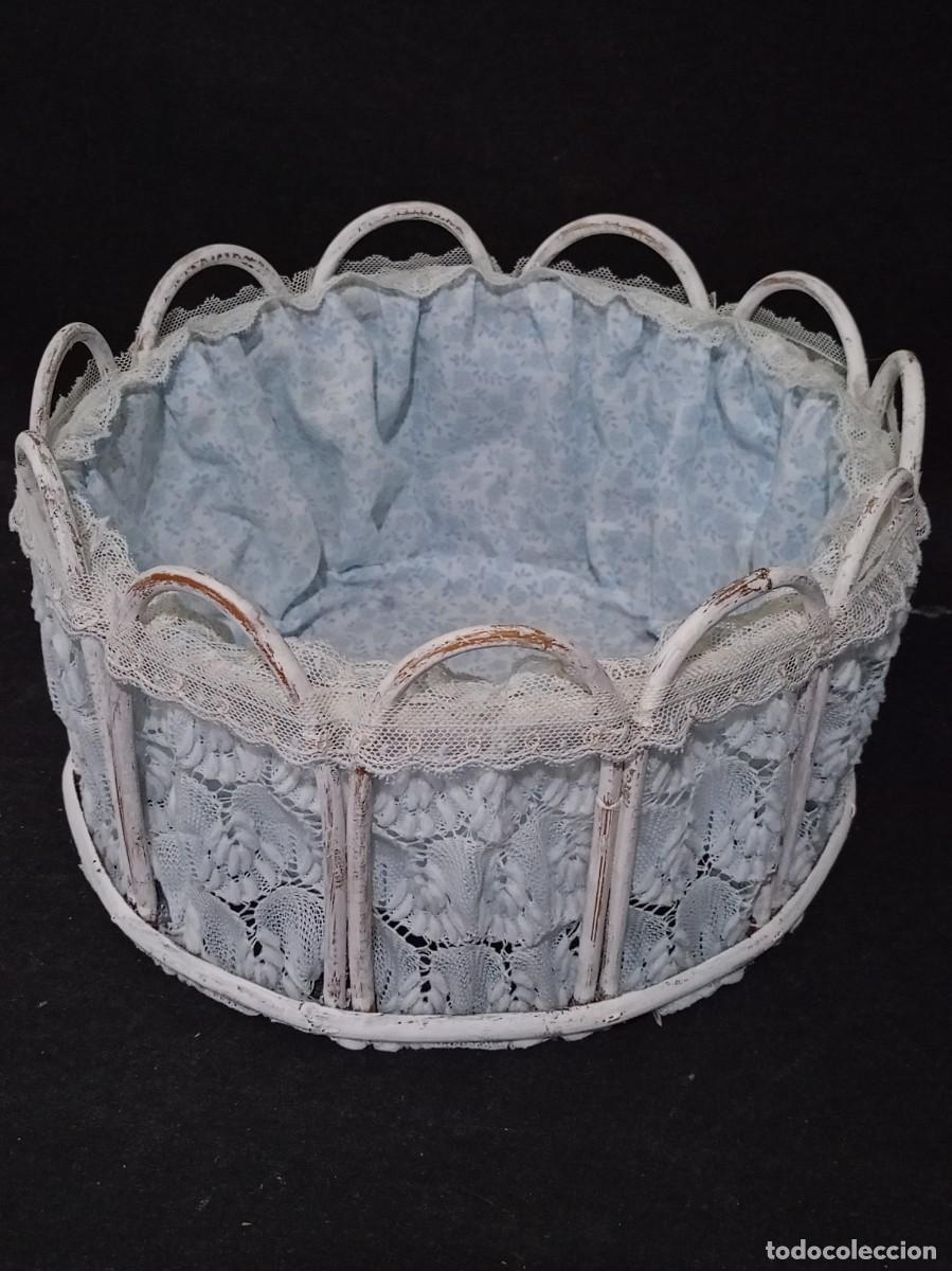 Vintage: conjunto de cestas vintage de mimbre