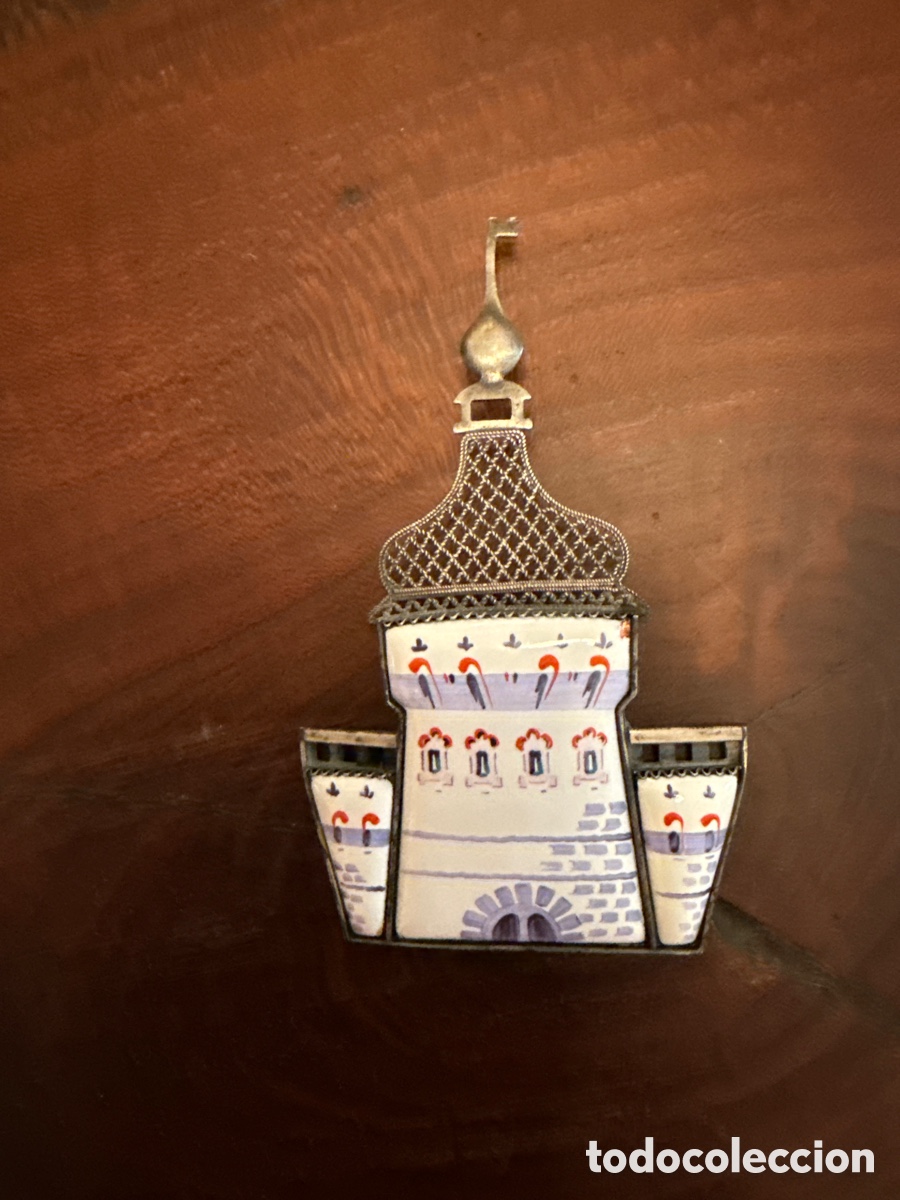 Vintage: Miniatura rusa esmalte y filigrana