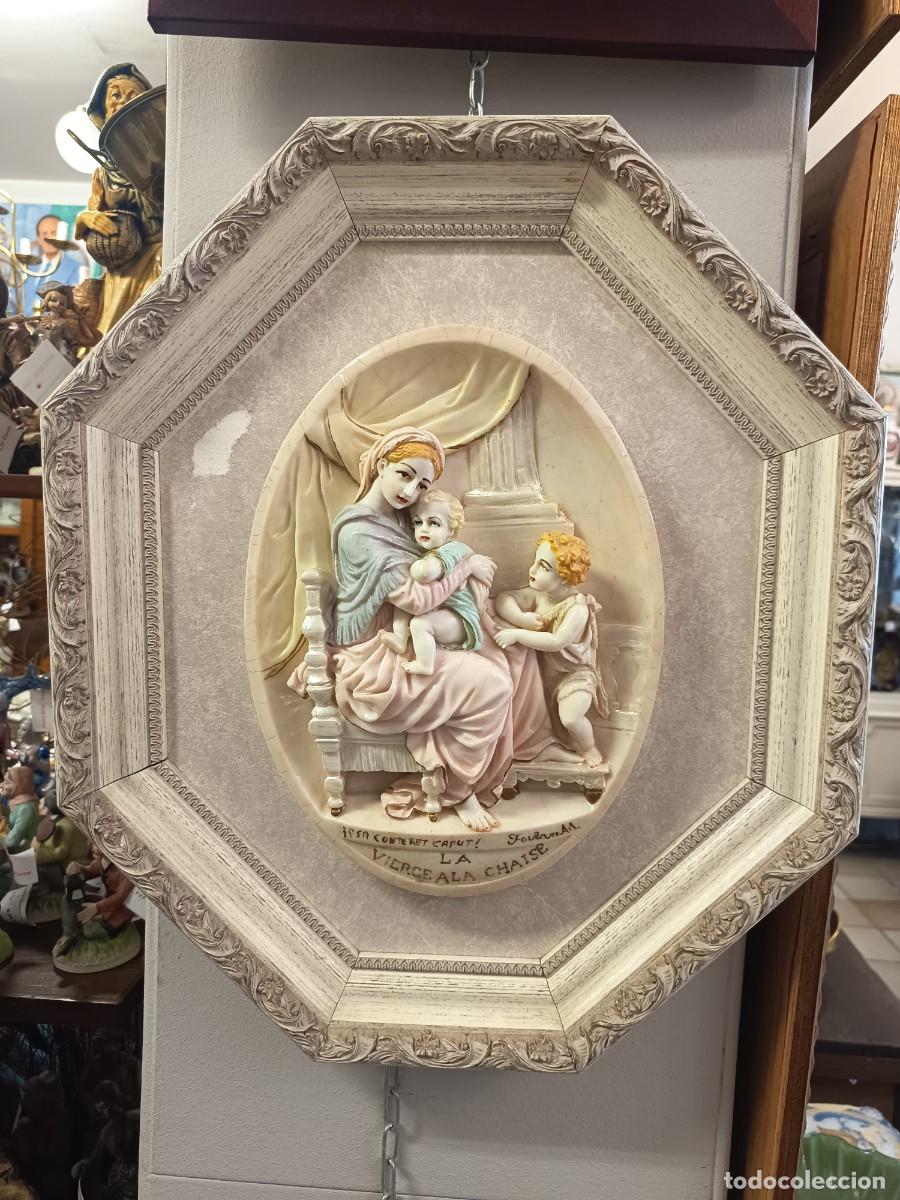 Vintage: Cuadro vintage La Virgen de la Silla