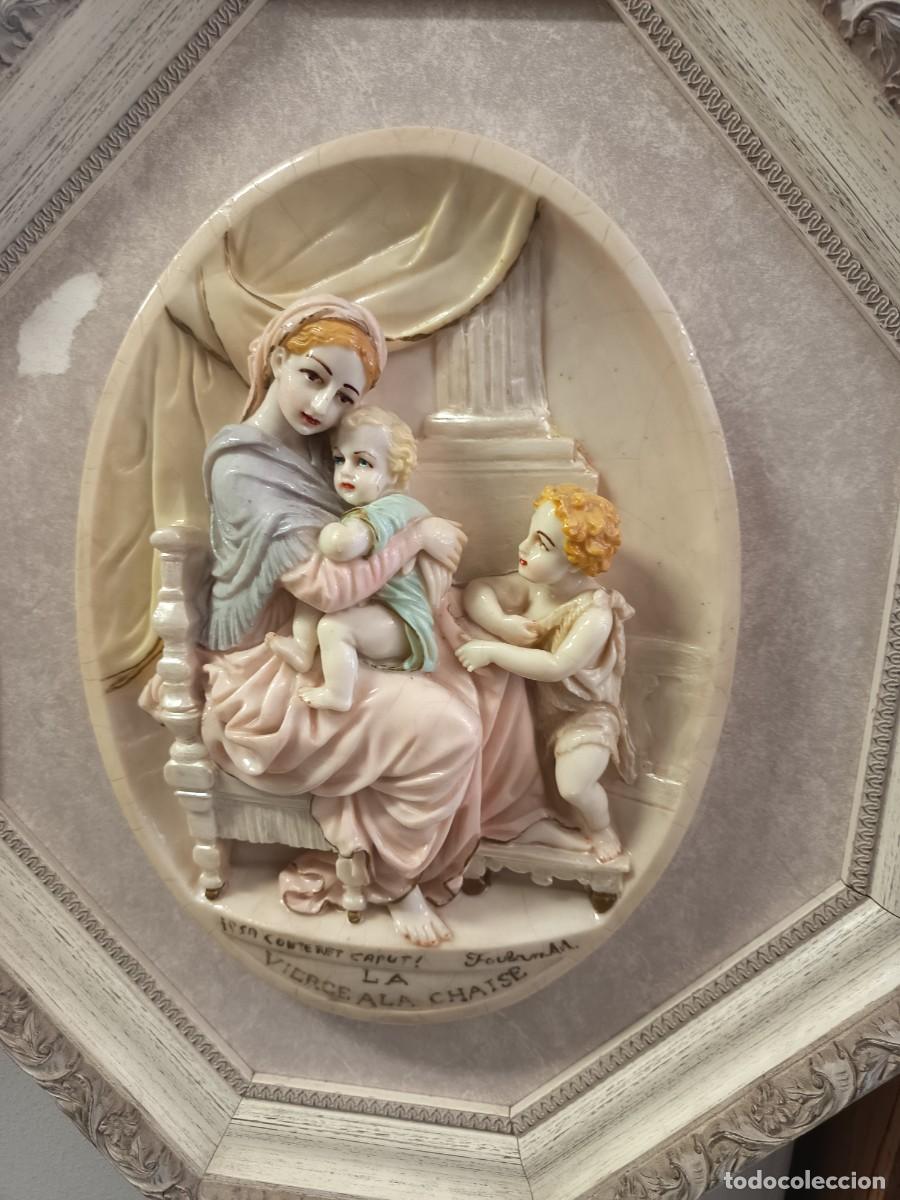 Vintage: Cuadro vintage La Virgen de la Silla - Foto 2