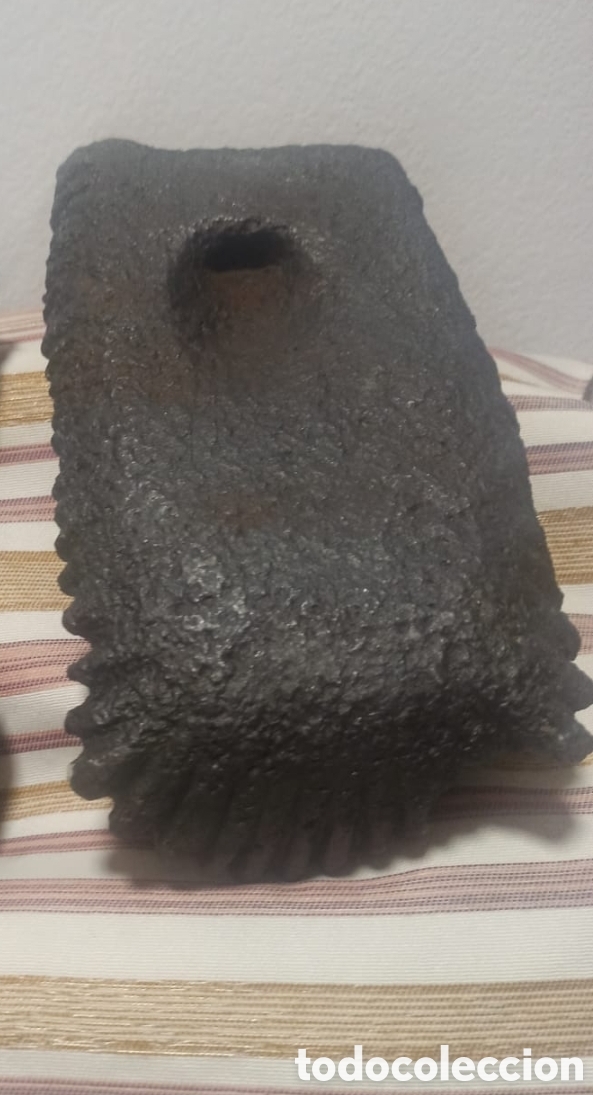 Vintage: M&aacute;scara &aacute;rabe de hierro fundido - Foto 2