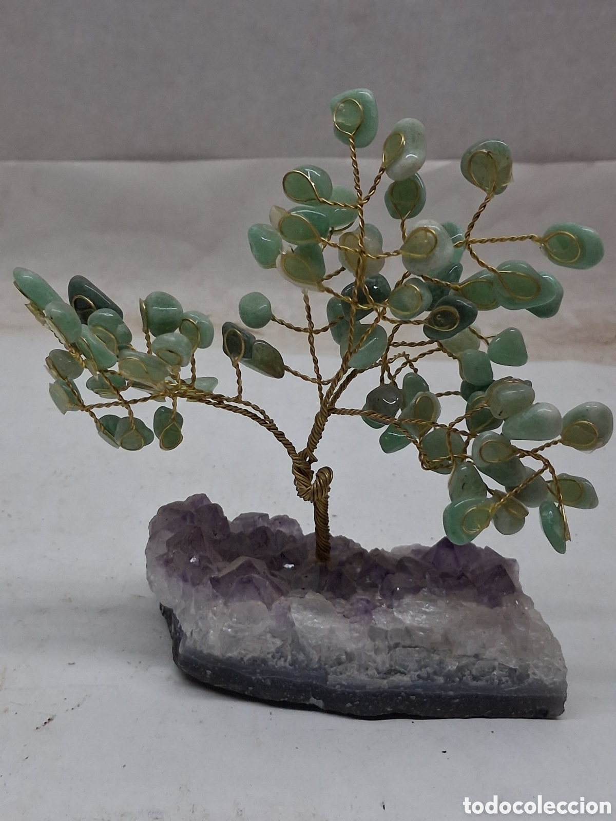 Vintage: Bonsai hojas de cuarzo