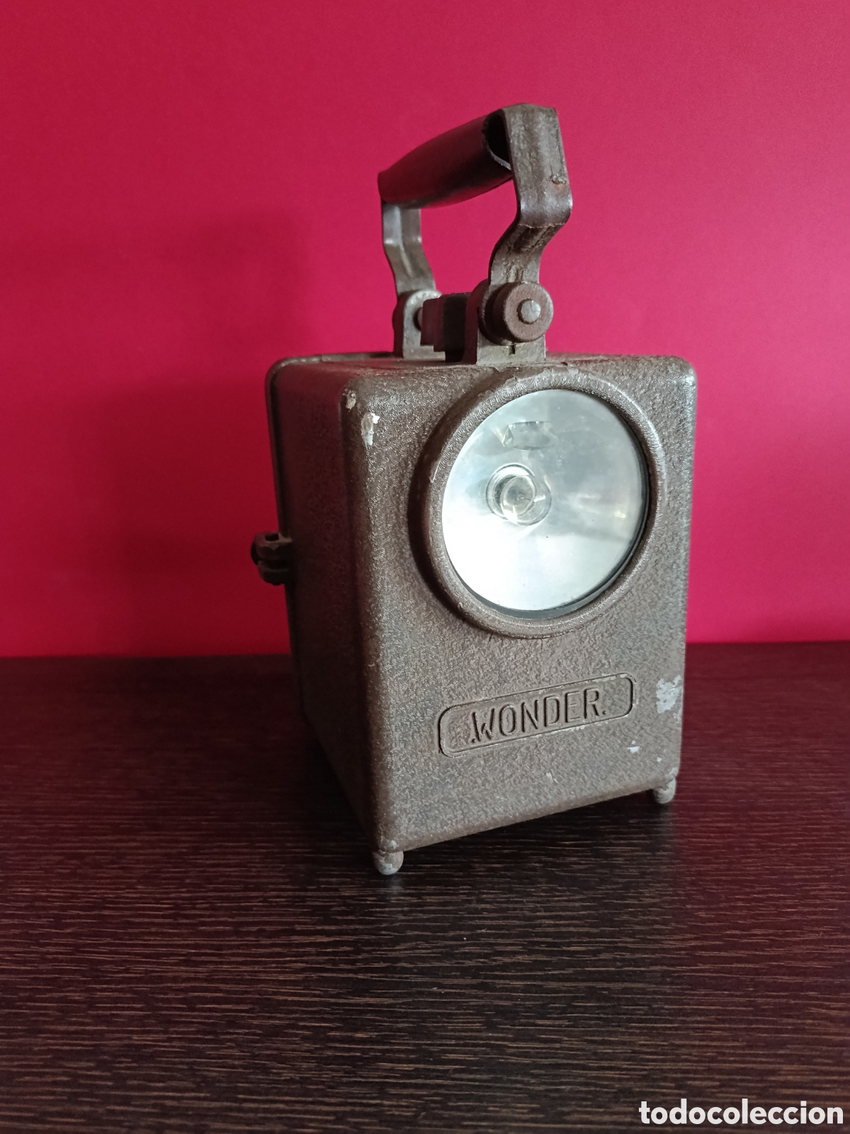 Vintage: Antigua linterna farol de ferrocarril