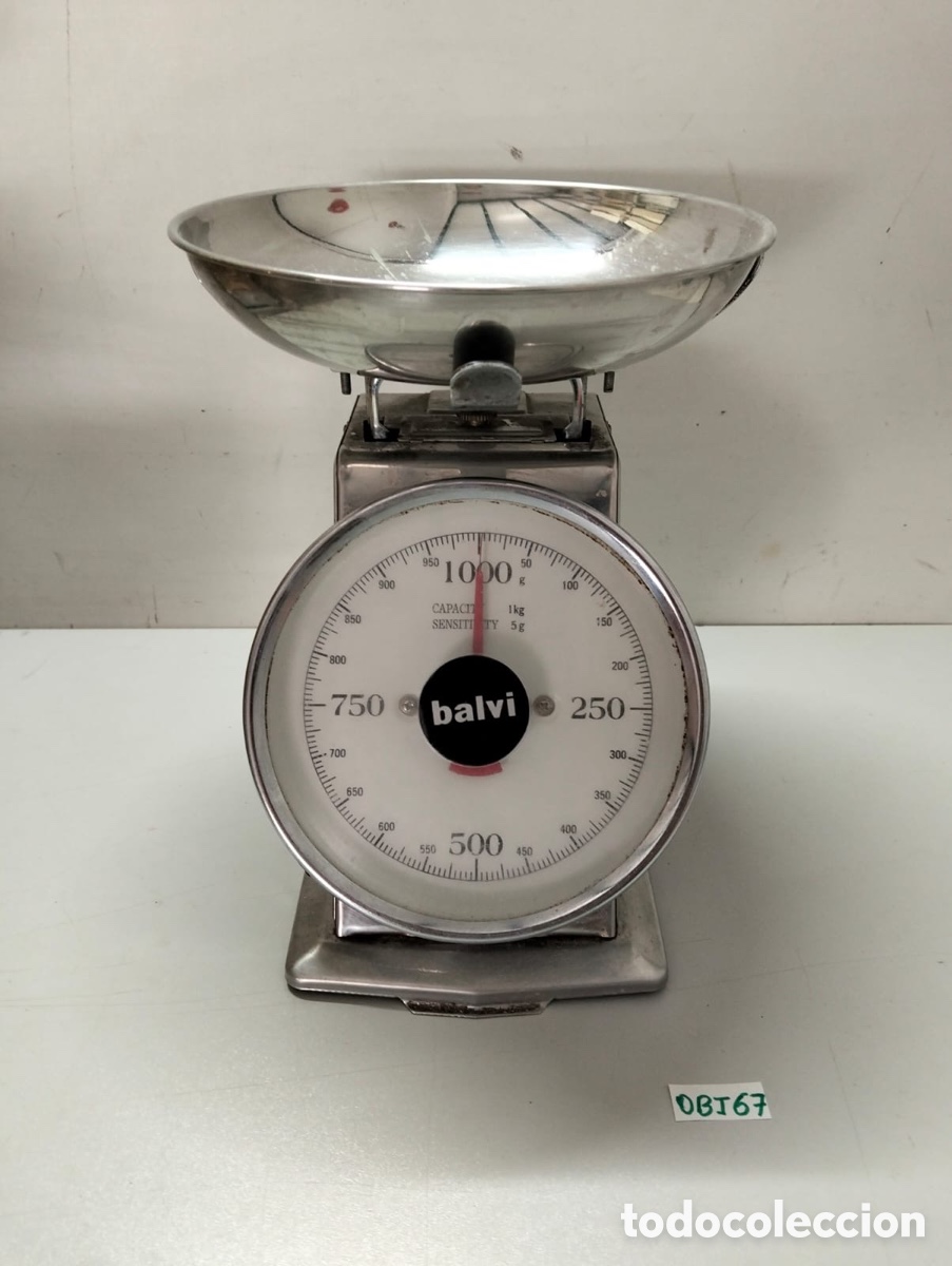 Vintage: balanza de cocina mec&aacute;nica - retro