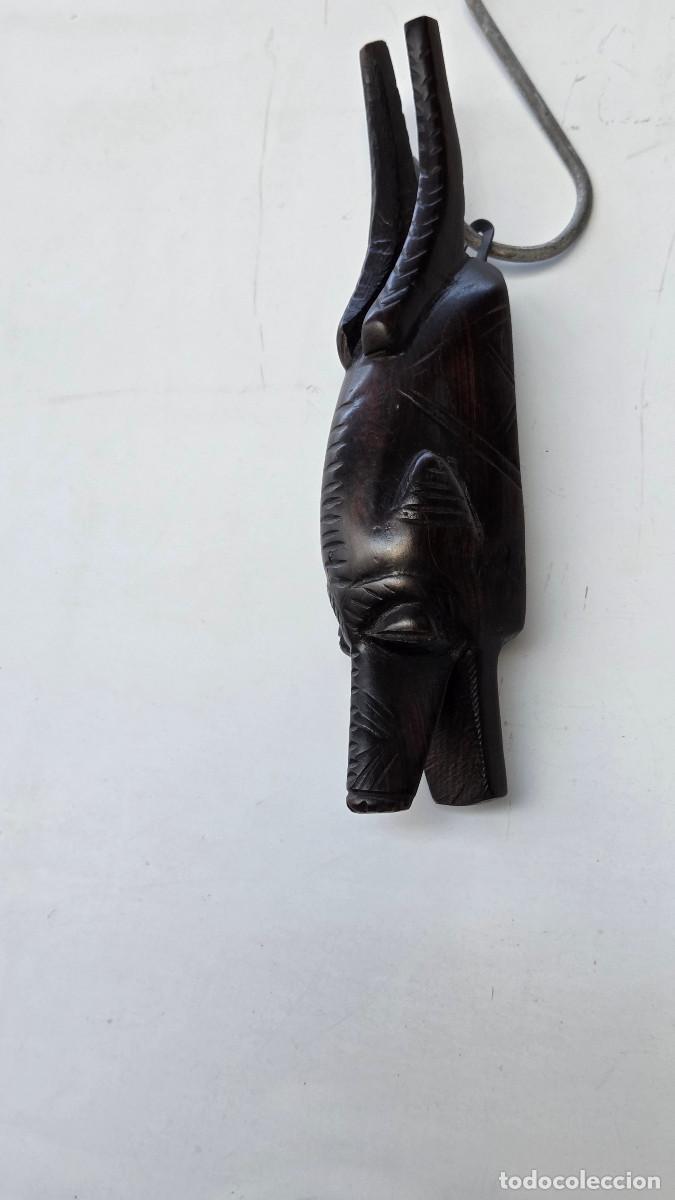 Vintage: figura africana madera noble