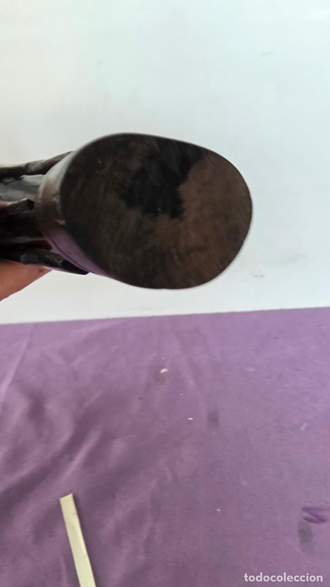 Vintage: busto africana madera noble - Foto 6