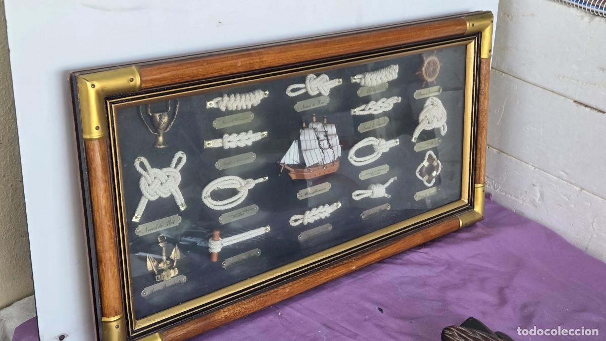 Vintage: cuadro nautico con nudos - Foto 4