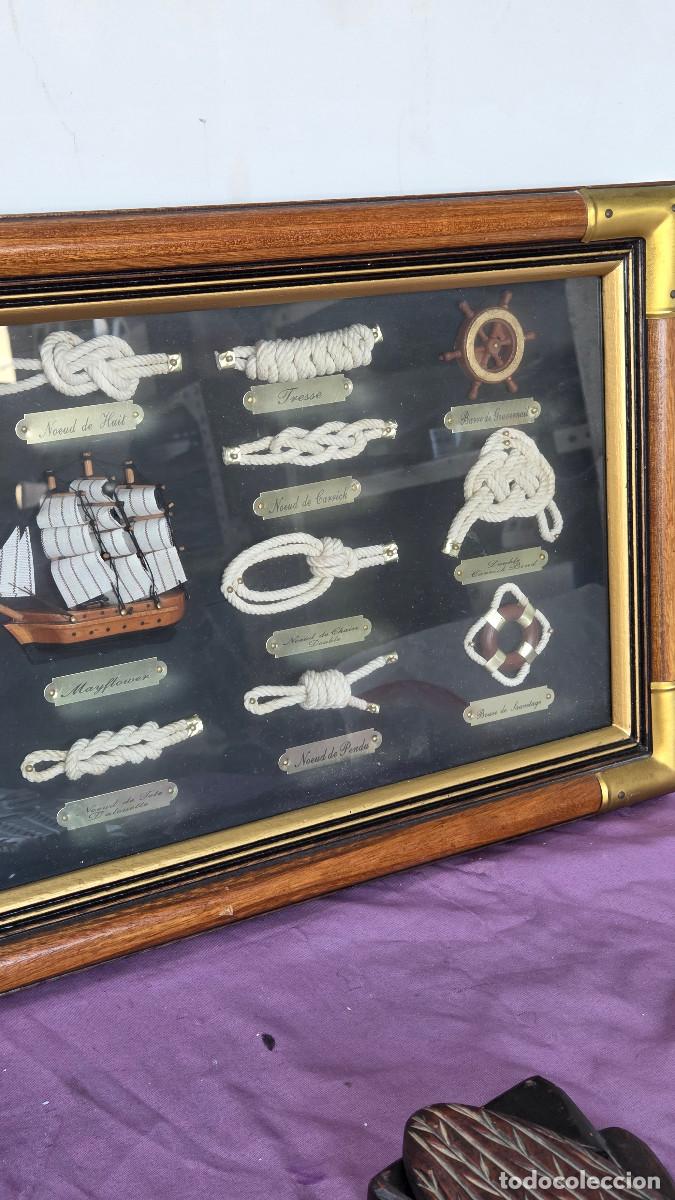Vintage: cuadro nautico con nudos - Foto 7