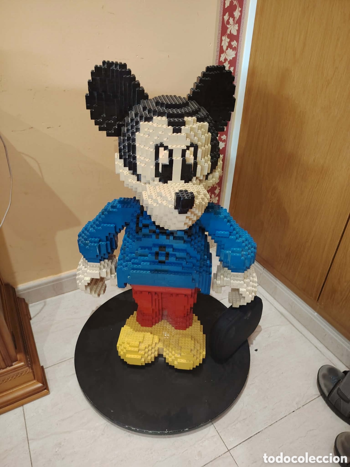 Vintage: Expositor Mickey mouse de lego , vintage original.