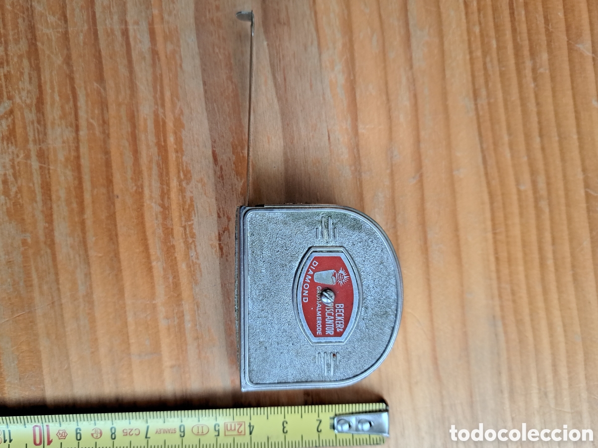 Vintage: Cinta m&eacute;trica de bolsillo