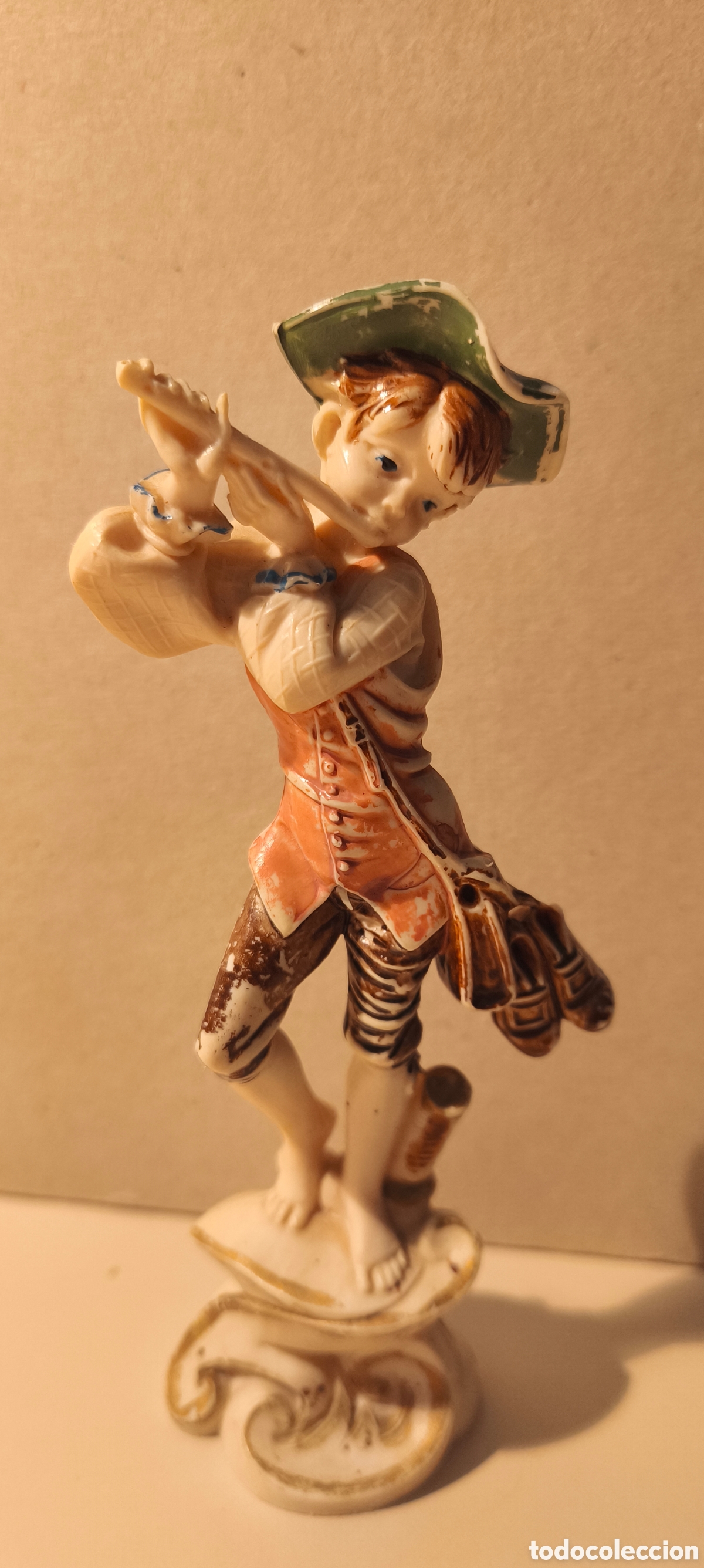 Vintage: Figura fabricada en pol&iacute;mero de resina pl&aacute;stica. Pieza coleccionable de Fontanini. A&ntilde;os 60