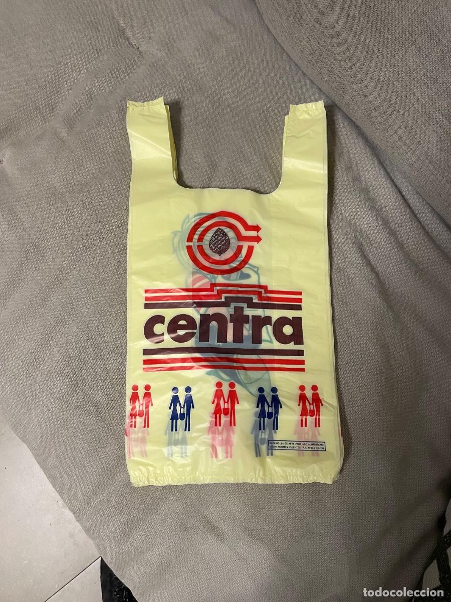 Vintage: Bolsa pl&aacute;stico supermercado centra. A&ntilde;os 80-90