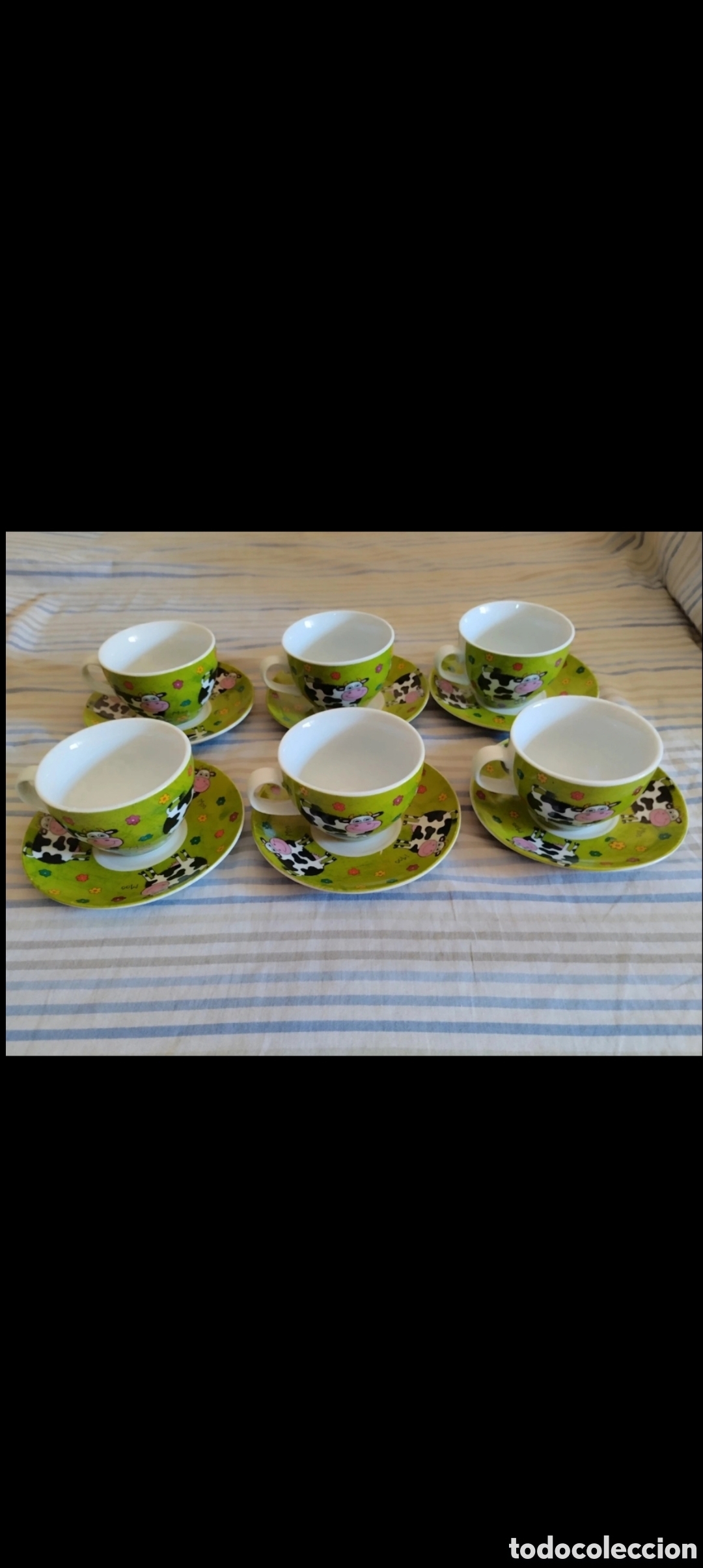 Vintage: Juego 6 Tazas y Platos para Caf&eacute;,T&eacute;,Infusiones....Decoraci&oacute;n.