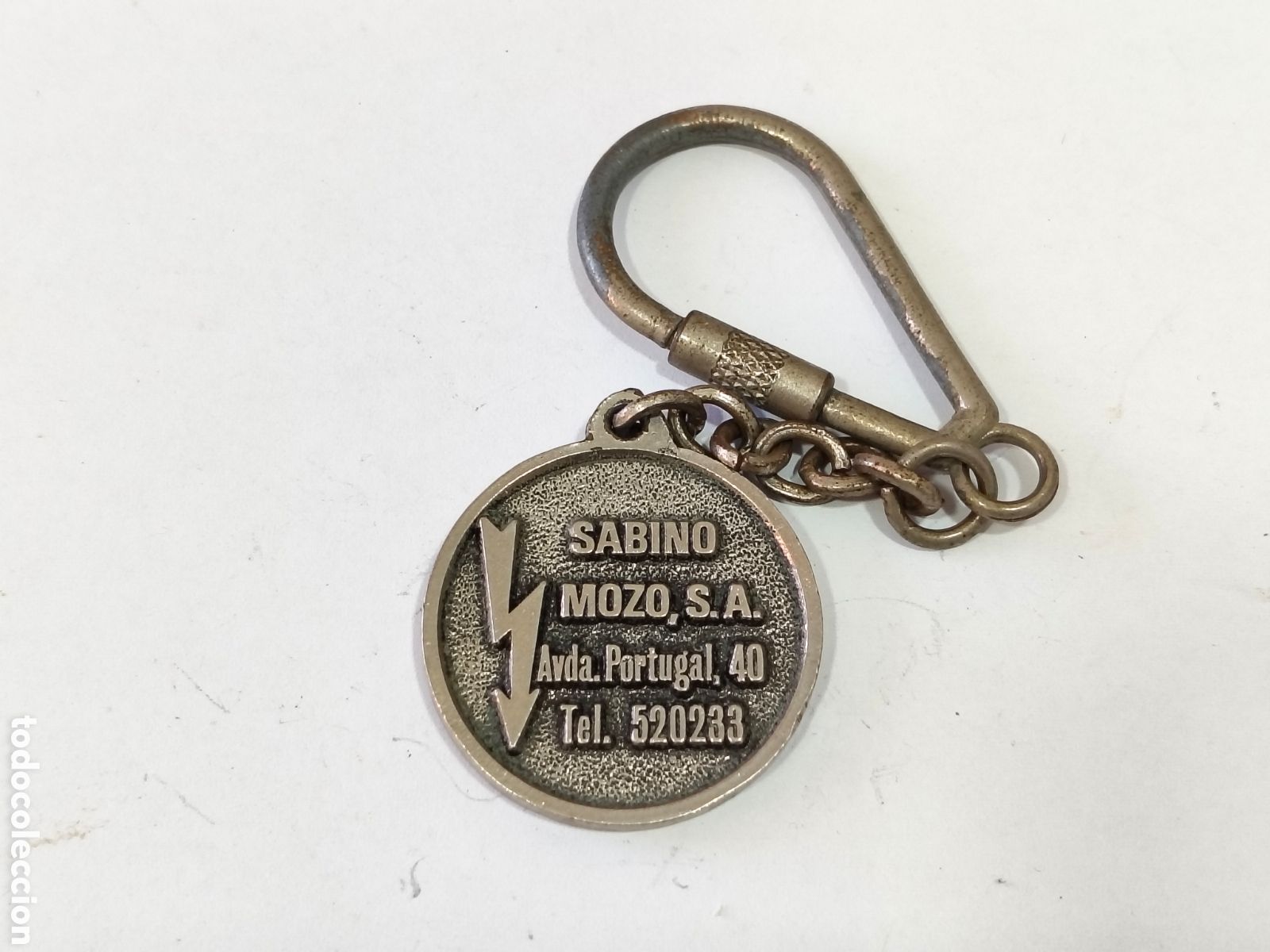 Vintage: TODO UN CLASICO LLAVERO SAVINO MOZO S.A. INSTALACIONES ELECTRICAS ALTA Y BAJA TENSION (ZAMORA)