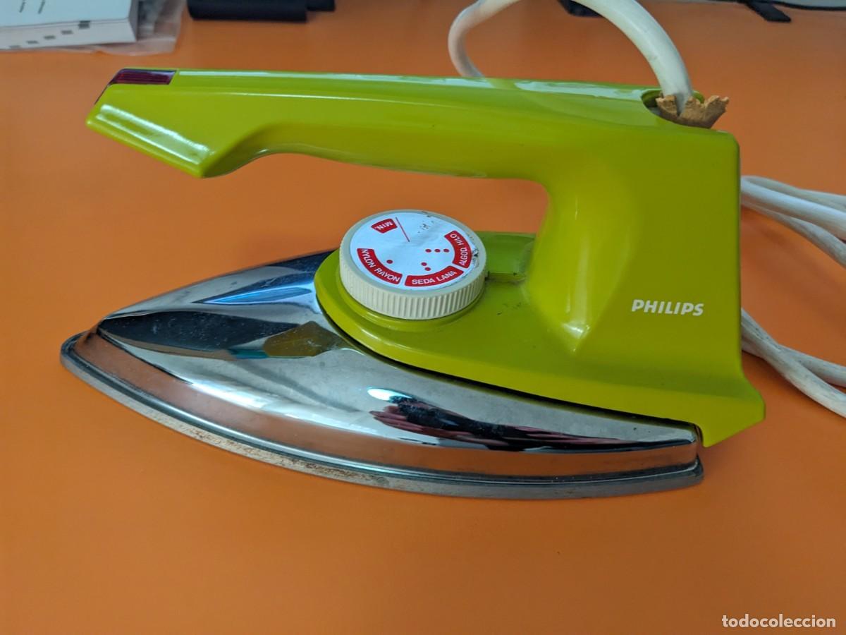 Vintage: Plancha Vintage Philips HL 2132 con caja, a&ntilde;os 70/80.