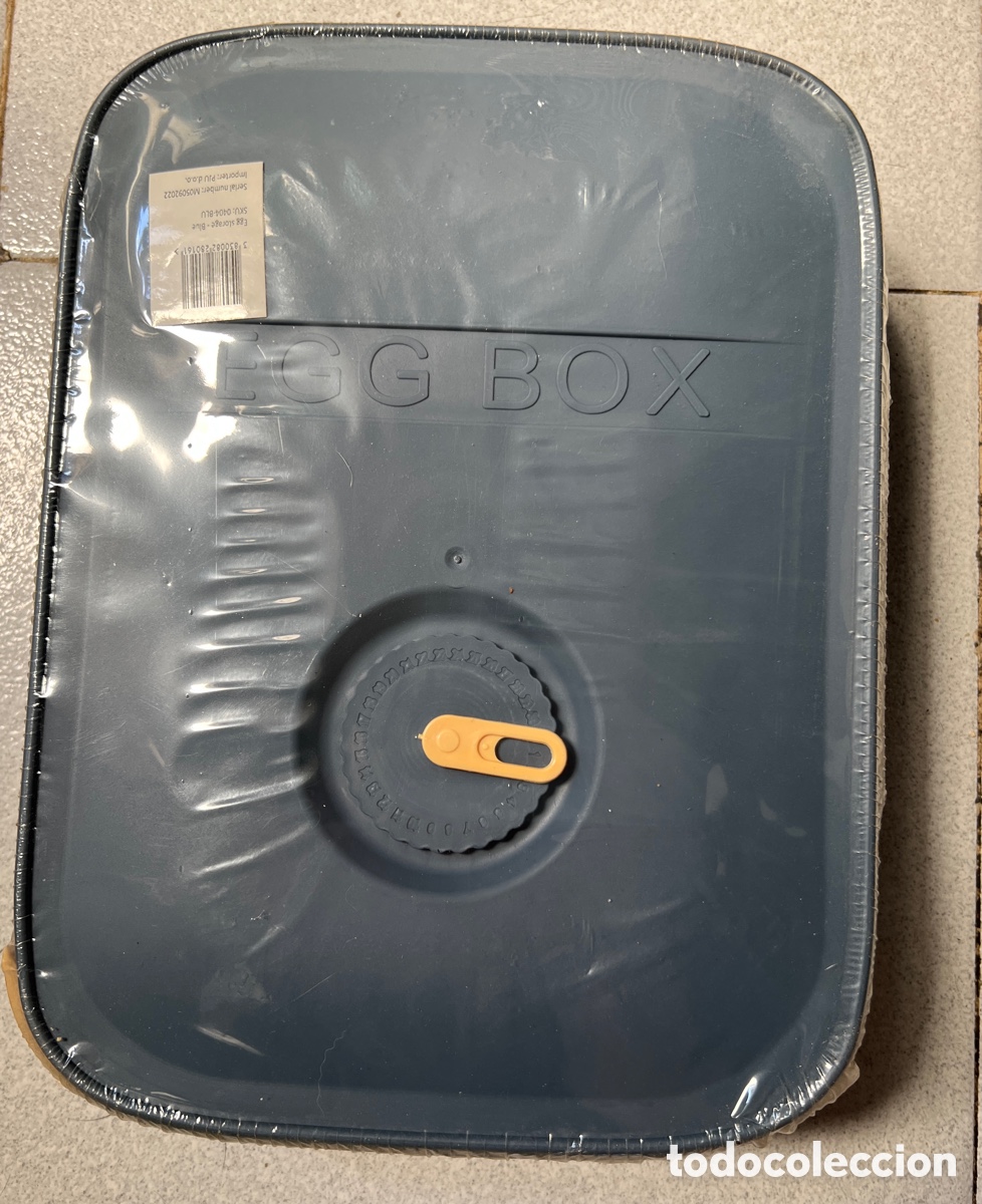 Vintage: Organizador de huevos tipo caj&oacute;n para nevera nuevo