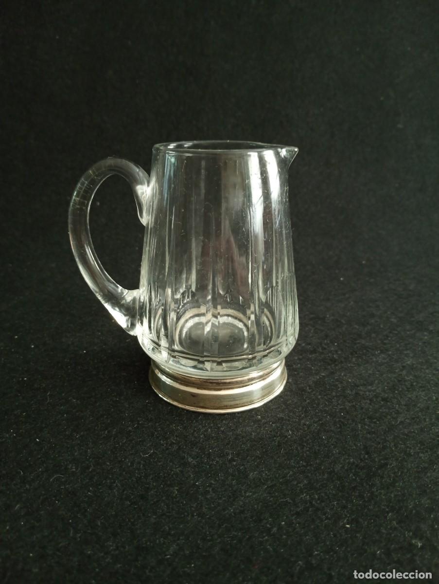 Vintage: Jarrita. Cristal y plata. Art Dec&oacute;, a&ntilde;os 50.
