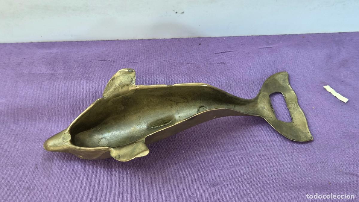 Vintage: abrbotellas de metal delfin - Foto 3