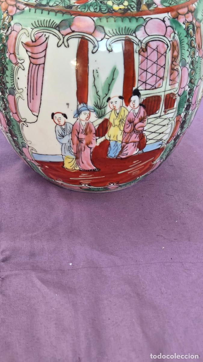 Vintage: jarron de porcelana oriental macao - Foto 2