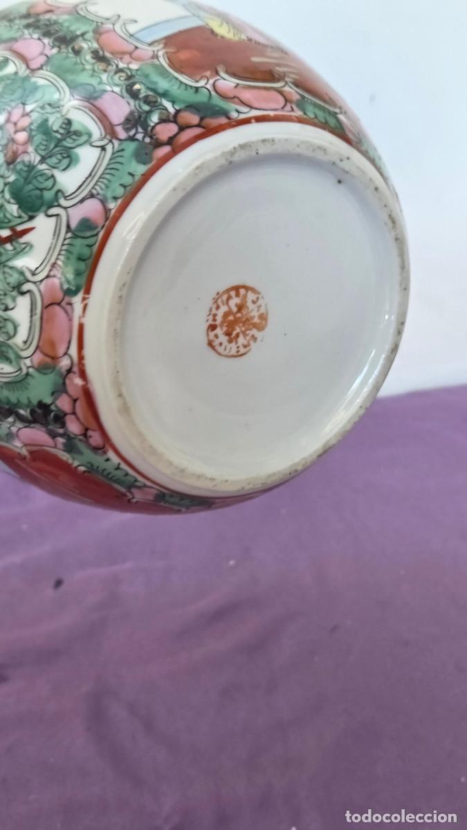 Vintage: jarron de porcelana oriental macao - Foto 6