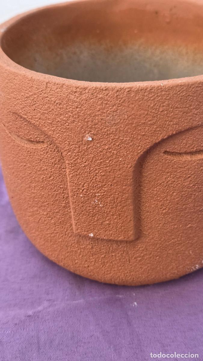 Vintage: maceta antigua de ceramica - Foto 2