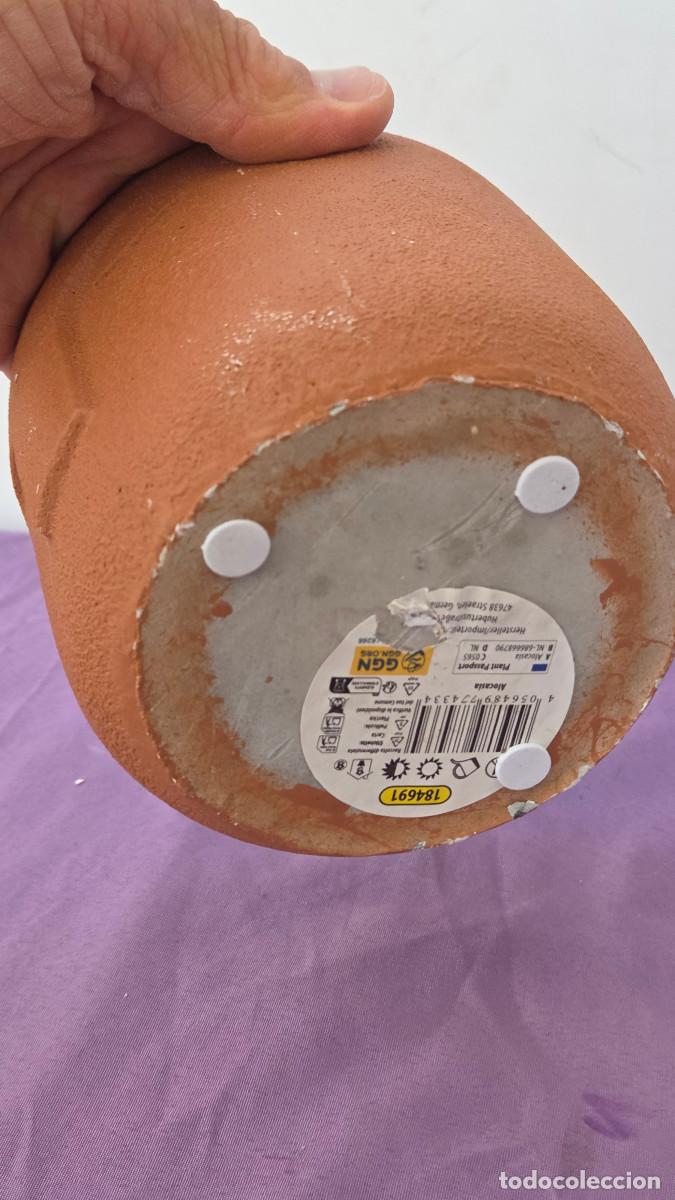 Vintage: maceta antigua de ceramica - Foto 4