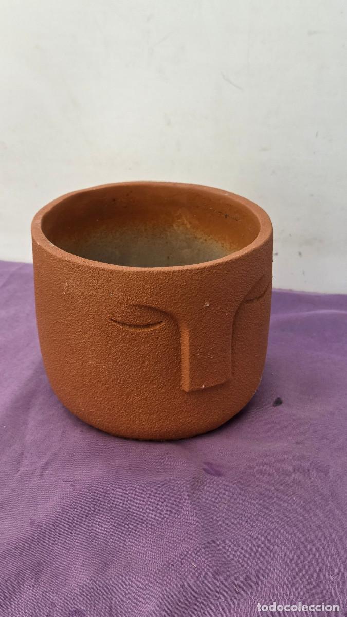 Vintage: maceta antigua de terracota - Foto 2