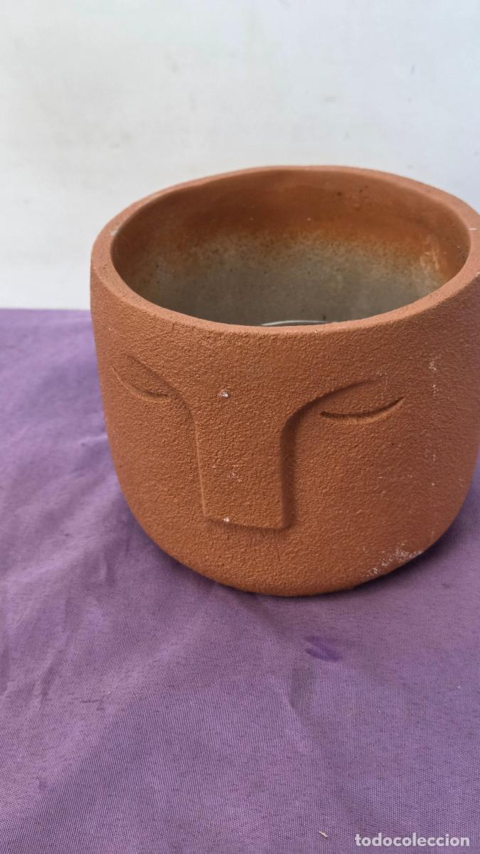 Vintage: maceta antigua de ceramica - Foto 2